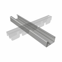 E20030280 C-PROFIL SA ZAOBLJENIM RUBOM za viseće stropove/pregradne zidove od gipsanih ploča 27 x 49 x 27 debljine 0,6 duljine 4...