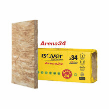 E38060006 ISOVER ARENA 34 MINERALNA VUNA debljine 95 mm 1 paket = 5,22 m2 1 paleta = 104,40 m2 art. 5200841784