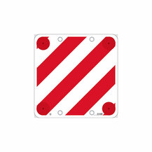 F305216302720 Znak od TVRDOG KARTONA za STRŠEĆI TERET 500 x 500 mm HOMOLOGIRAN S OČICAMA art. 05600090POB0500x0500 Pubblicentro