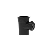 F305818211P8 PHONOBLACK art. 18211P8 RAČVA s ČEPOM/inspekcijska cijev 90° Ø 110 – M/Ž ZVUČNO IZOLIRANA za umetanje 1 pakiranj...