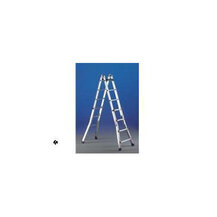 F3106SSCAL010 Aluminijske ljestve SCALISSIMA od 10 + 10 stepenica (2,51 nogar 5,2 zid) art. SSCAL010R Svelt