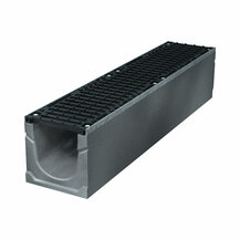 F31172401071 KANAL OD BETONA SMART 150 širine 150 mm s rešetkom od LIJEVANOG ŽELJEZA razred opterećenja D400 50 cm za vodu art. C...