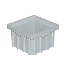 F3118138 PRODUŽETAK visine 10 za okno 200 x 200 sivi za vodu Art. APZ1020 First Plast