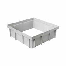 F3118140 PRODUŽETAK visine 10 za okno 400 x 400 sivi za vodu Art. APZ1040 First Plast