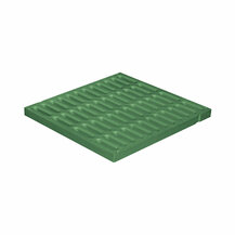 F3118152 PVC REŠETKA lagana 400 x 400 zelena za okno za vodu art. SGNP40V First Plast