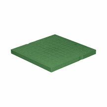 F3118157 PVC lagani POKLOPAC 250 x 250 ZELENI za okno SERIJA 2000 za vodu art. SCDP25V First Plast