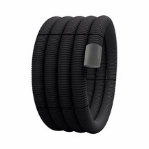 F3143270 NABORANA cijev od POLIETILENA dvije stjenke Ø 75 rola od 25 ml boja crna Polieco