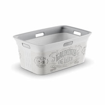 F3189105 KOŠARA za rublje CHIC LAUNDRY BAG/STYLE CLASSIC od plastike za kupaonicu 39 x 59 x 27 cm kapacitet 45 l art. 6709000175...