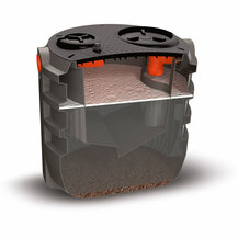 F34000040 BIOLOŠKA SEPTIČKA JAMA IMHOFF 1200 l naborana 7-8 ES Art. IMFC-1200-DS Starplast