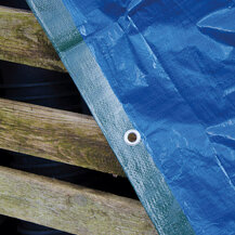 F35000660 CERADA S UŠICAMA ZELENA/PLAVA od polietilena 140 g/m2 mjere 6 x 10 m art. 76/23 Biacchi