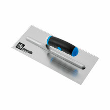 F36040064 Art. 042037 GLETER NAZUBLJENI od čelika 7,5 x 7,5 DX PVC drška mjere 280 x 120 Ausonia