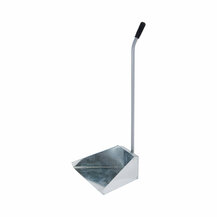 F36470014 LOPATICA za smeće limena od pocinčanog metala drška od gume visina 70 mm art. 211/2 Biacchi