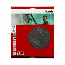 F38000024 Art. 49491522 BRUS/Brusna tkanina Ø 225 granulacija 220 za brusilicu pakiranje od 5 kom Einhell