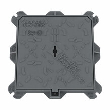 F38050001 MCP POKLOPAC od LIJEVANOG ŽELJEZA klasa B125 serija LEO mjere vanjske 400 x 400 mm otvor bez okvira 300 x 300 mm visine...