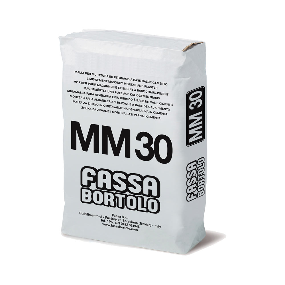 E2002SA611T1 MORT 30 mm za zidove vreća od 25 kg Art. 611T1 Fassa