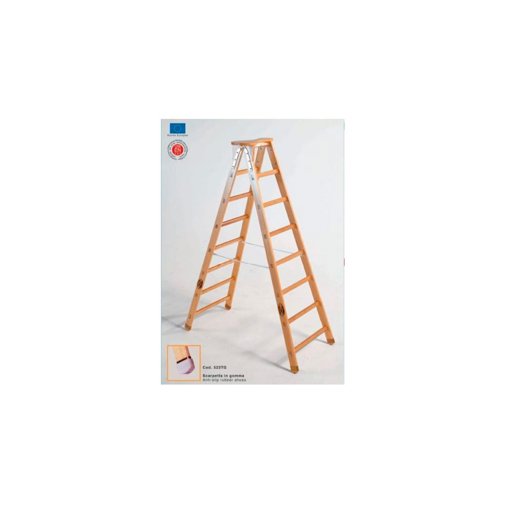 E390852308 IPPIS LJESTVE TREVIGIANA 8 stepenica uključena platforma visine 1,87 m nosivost 150 kg Art. 52308 Ippis