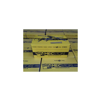 F3010PP17705KA ČAVLI od željeza 17/70 personalizirana kutija MECSTORE ravna glava proizvedeno u Italiji kutija od 5 kg Cavatorta