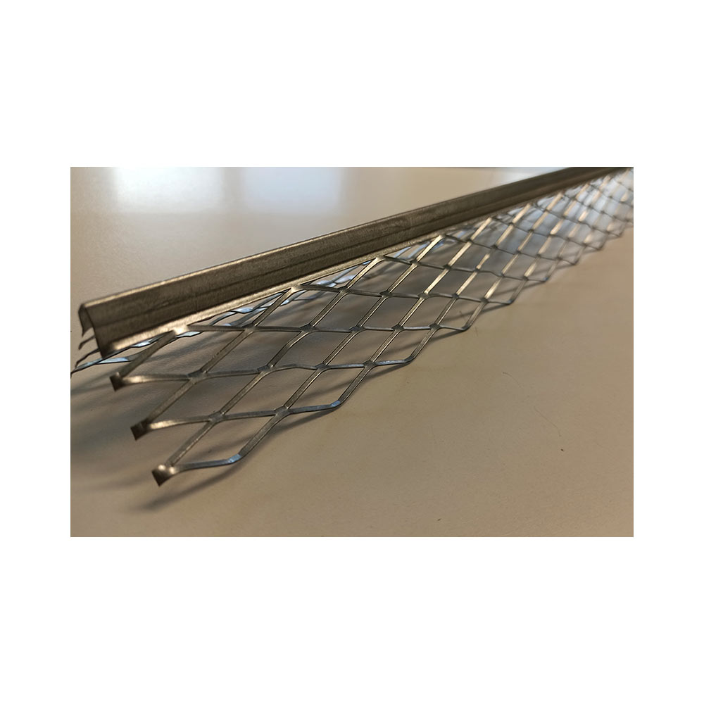 F30432005 Kutni profil POCINČANI prošireni za ŽBUKU od 300 cm 1 paket = 90 ml art. 2005 Edilferro