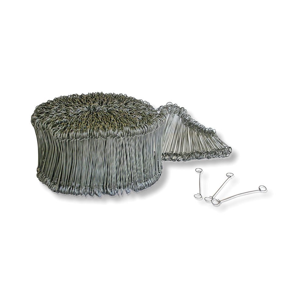 F3047FLB014 ŽICA PALJENA BIJELA visine 14 cm s ušicama za vezivanje željeznih kaveza, vreće (pakiranje od 20000 kom) Art. FLB-01...