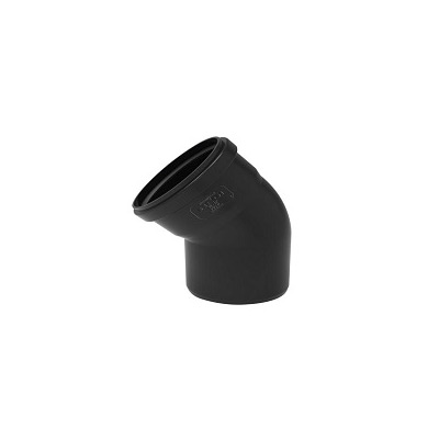 F305801211P8 PHONOBLACK art. 01211P8 KOLJENO 45  Ø 110 – M/Ž ZVUČNO IZOLIRANO za umetanje 1 pakiranje = 4 kom Redi