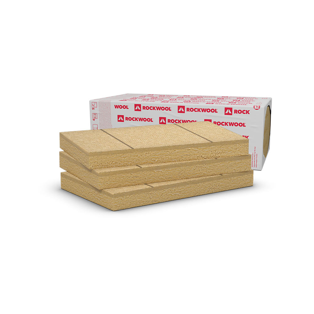 F3069R120 TOPLINSKA IZOLACIJA OD KAMENE VUNE FRONTROCK PLUS debljine 140 mm 1200 x 600 1 paleta = 11,52 m2 Rockwool