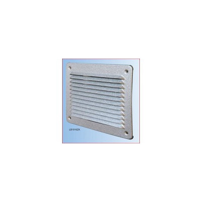 F3082LAR2323ZK VENTILACIJSKA REŠETKA ČETVRTASTA od ALUCINKA 228 x 228 s mrežom za pričvršćivanje tiplom art. LAR2323ZK Edil plast