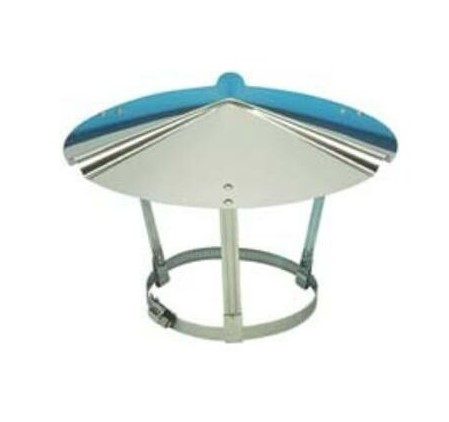 F309941170140 KAPA dimnjaka od nehrđajućeg čelika KINESKA Ø 140 za dimovodnu cijev od nehrđajućeg čelika s jednom stijenkom art...