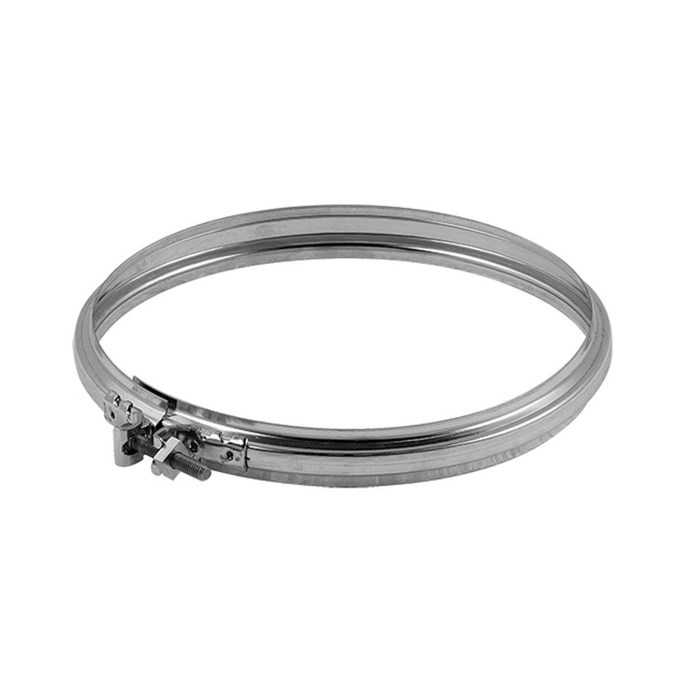 F309945020100 INOX OBUJMICA za pričvršćivanje Ø 100 za dimovodnu cijev od nehrđajućeg čelika s jednom stijenkom art. 4502 Fibro...