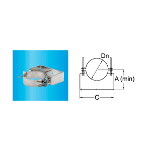 F309945330130 PODESIVI NOSAČ OD NEHRĐAJUĆEG ČELIKA Ø 130 za zid za dimovodnu cijev od nehrđajućeg čelika s jednom stijenkom ar...