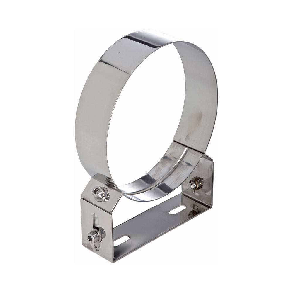 F309945680150 NOSAČ OD NEHRĐAJUĆEG ČELIKA ZA ZID S PRODUŽETKOM Ø 150 za dimovodnu cijev od nehrđajućeg čelika s dvije stijenk...