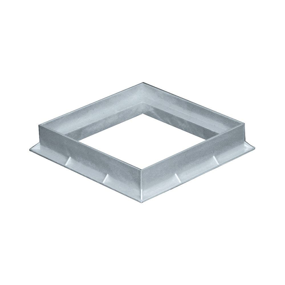 F3118102 PVC OKVIR 200 x 200 SIVI za okno za vodu art. ST20G First Plast