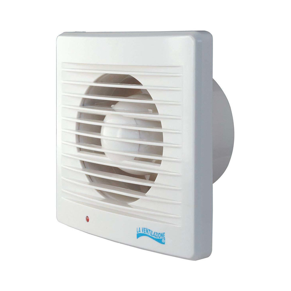 F3118AA10VE SPIRALNI VENTILATOR art. AA10VE Ø 100 mm 8 W 100 m3/h PREDNJA navlaka od kaljenog STAKLA Edil Plast