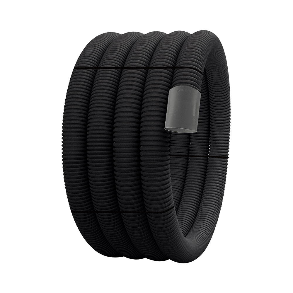 F3143260 NABORANA cijev od POLIETILENA dvije stjenke Ø 50 rola od 25 ml boja crna Polieco