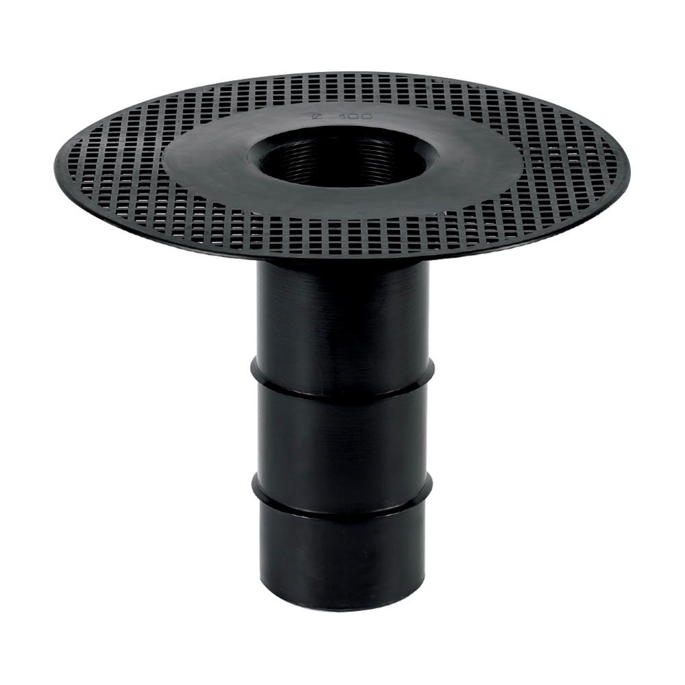 F318400210 MREŽASTI PRIKLJUČAK Ø 125 za membranu od termoplastičnog elastomera s drškom visine 250 mm Art. 12R Italprofili