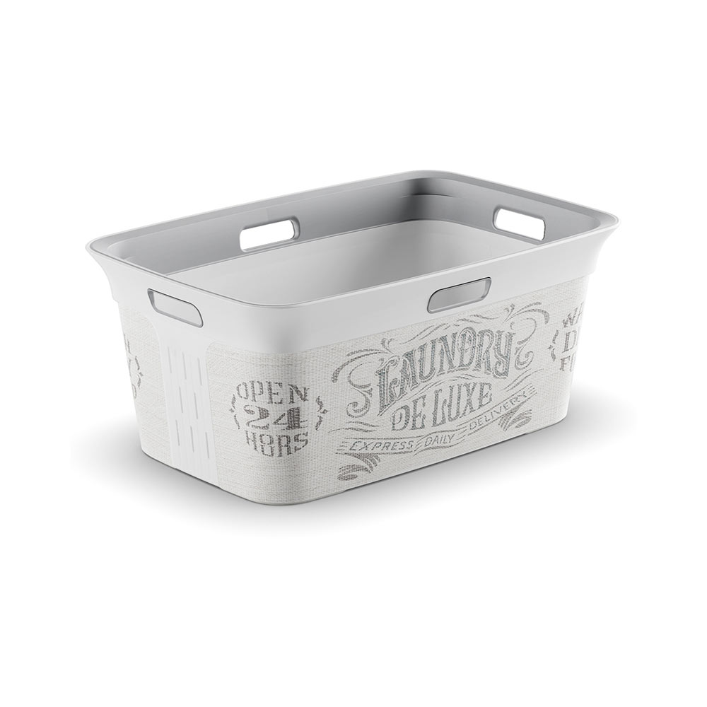 F3189105 KOŠARA za rublje CHIC LAUNDRY BAG/STYLE CLASSIC od plastike za kupaonicu 39 x 59 x 27 cm kapacitet 45 l art. 6709000175...