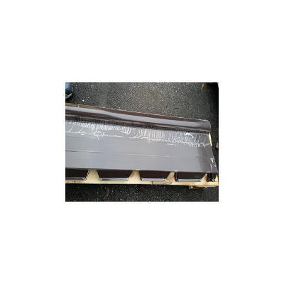 F32000220 VRH ALG960 TAMNO SMEĐA za limenu trapeznu ploču ral 8017 za krov od 3 m KOMPLETAN VRH 2 VODA Art. COLMOALG960TM Alba S...