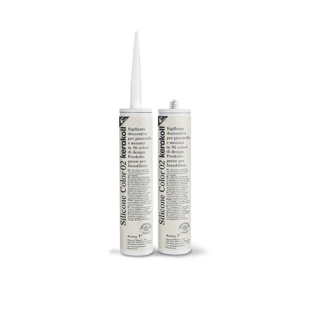 F3605SIL02 SILIKON COLOR boja 02 patrona od 310 ml 1 pakiranje = 12 kom art. 50238 Kerakoll