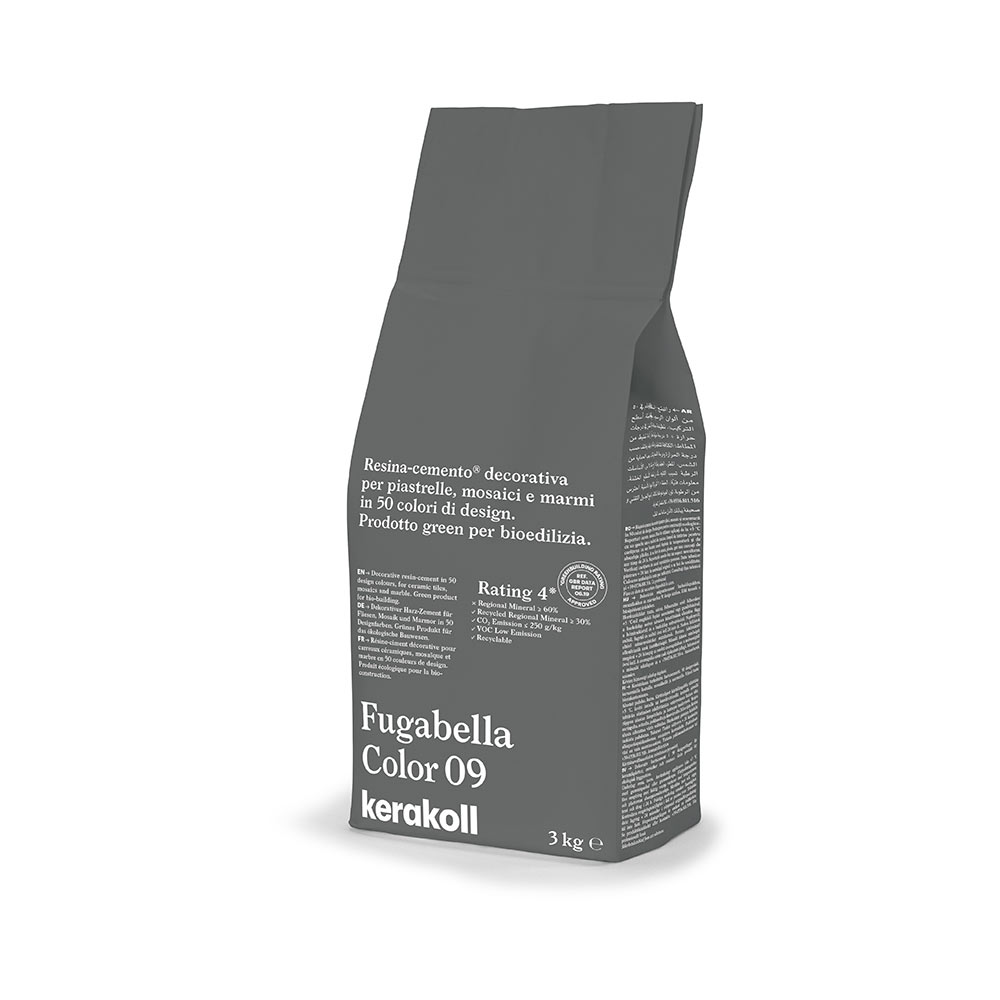 F3605ST09 SMJESA ZA ZAGLAĐIVANJE FUGABELLA COLOR boja 09 vreća od 3 kg 1 pakiranje = 24 kg art. 15544 Kerakoll