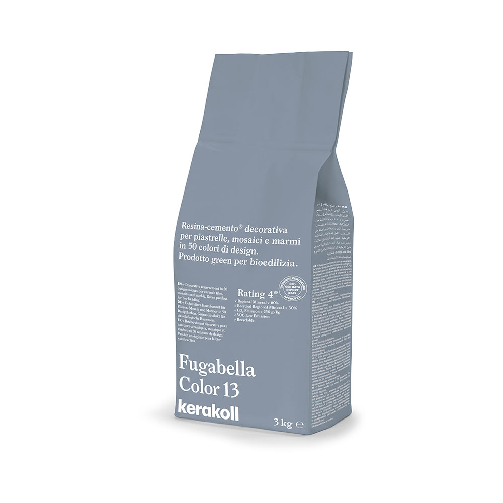 F3605ST13 SMJESA ZA ZAGLAĐIVANJE FUGABELLA COLOR boja 13 vreća od 3 kg 1 pakiranje = 24 kg art. 15554 Kerakoll