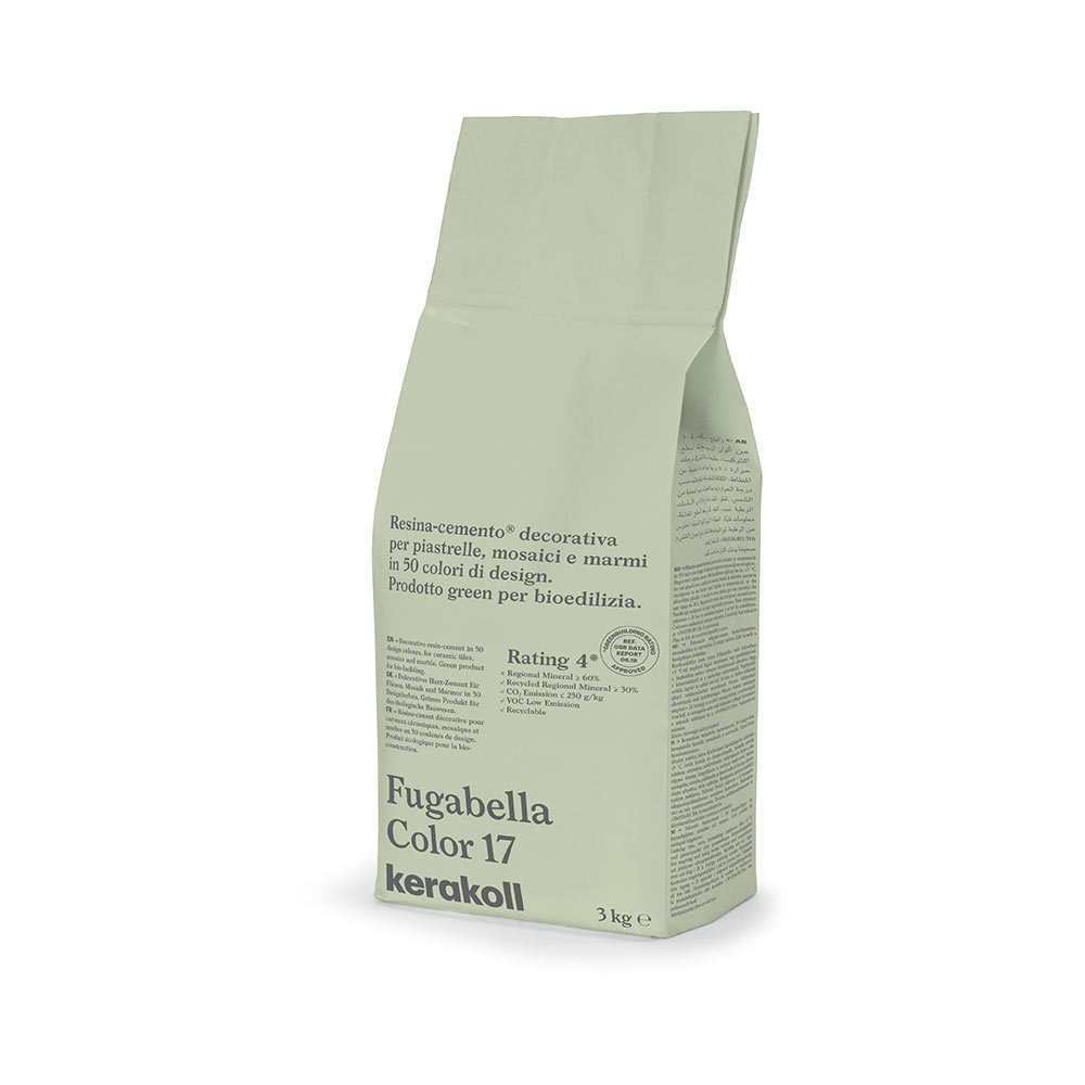 F3605ST17 SMJESA ZA ZAGLAĐIVANJE FUGABELLA COLOR boja 17 vreća od 3 kg 1 pakiranje = 24 kg art. 15562 Kerakoll