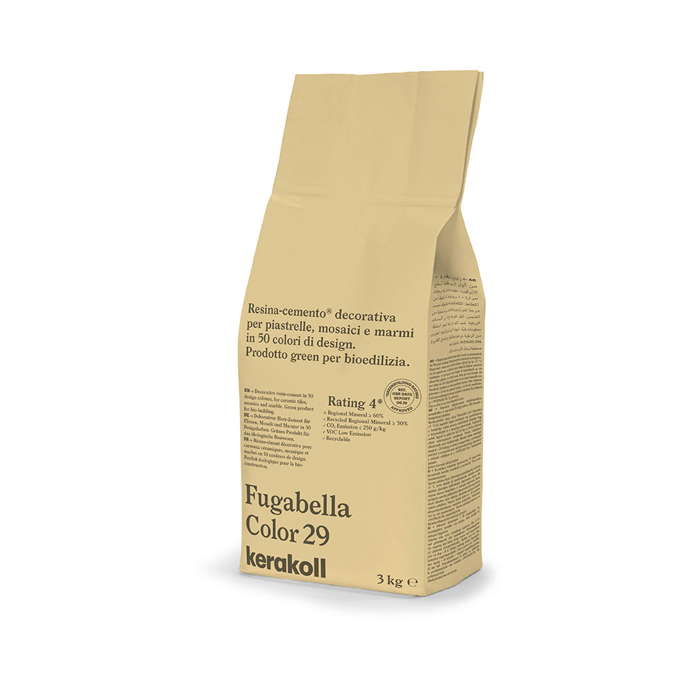 F3605ST29 SMJESA ZA ZAGLAĐIVANJE FUGABELLA COLOR boja 29 vreća od 3 kg 1 pakiranje = 24 kg art. 15586 Kerakoll