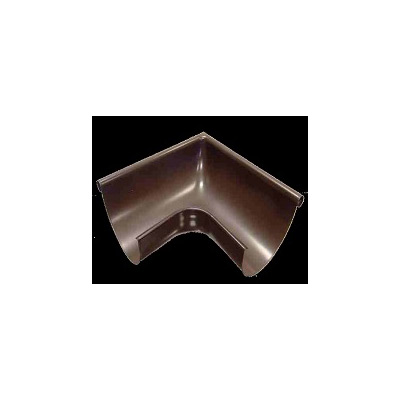 F360900050 VANJSKI KUT OLUKA 90° lijevani ušće od 130 mm limeni tamno smeđe boje Art. GM28-20 Artegronda