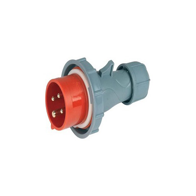 F37640025 Industrijski mobilni UTIKAČ 3P+ T 380 V 32 A IP67 Art. 8414 Rosi