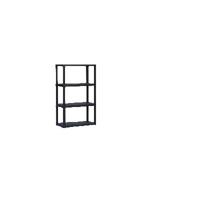 F3766005 STALAK s 5 police mod. TEMPO PLAST T70/5 dimenzija 70 x 30 x 175 visine CRNI art. T70/5 ARTPLAST