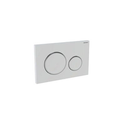 F3816017 SIGMA 20 Upravljačka PLOČA s 2 tipke boja BIJELA/KROM za UGRADBENI VODOKOTLIĆ GEBERIT art. 115.882.KJ.1 Termoidraulic...